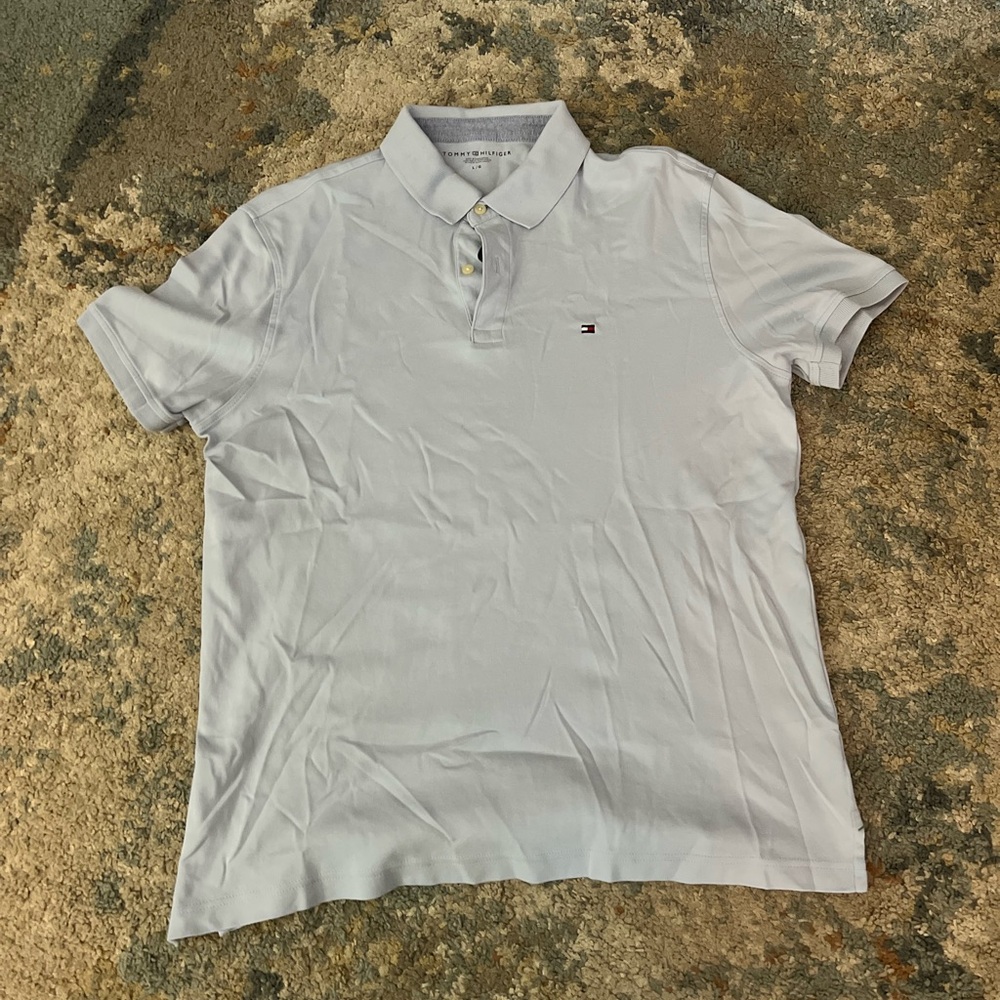 Tommy Hilfiger Light Blue Polo Shirt